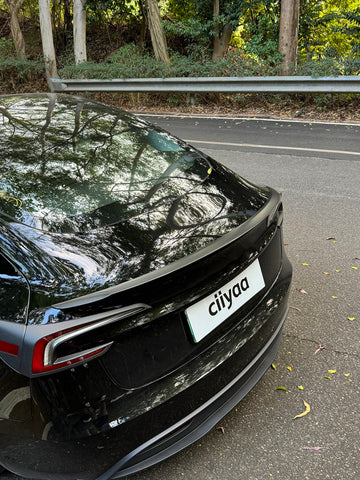 ciiyaa Carbon Fiber Rear Spoiler Performance for Tesla Model 3 Highland 24+