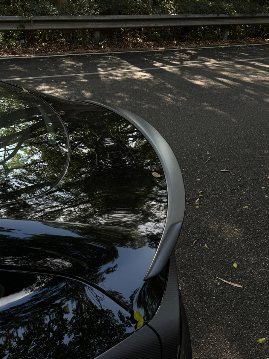 ciiyaa Carbon Fiber Rear Spoiler Performance for Tesla Model 3 Highland 24+