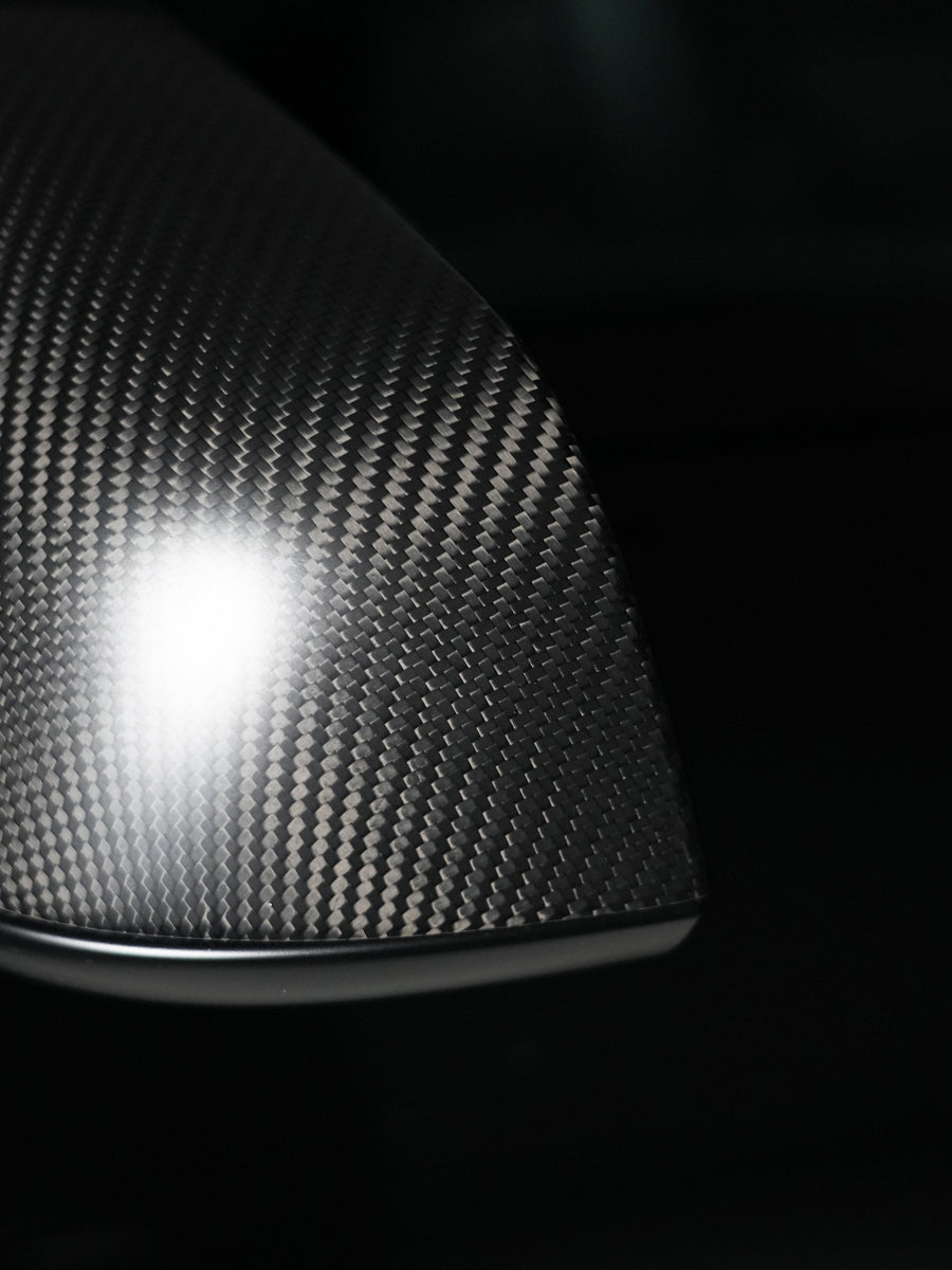 ciiyaa Carbon Fiber Rearview Mirror Cover for Tesla Model 3 Highland 24+