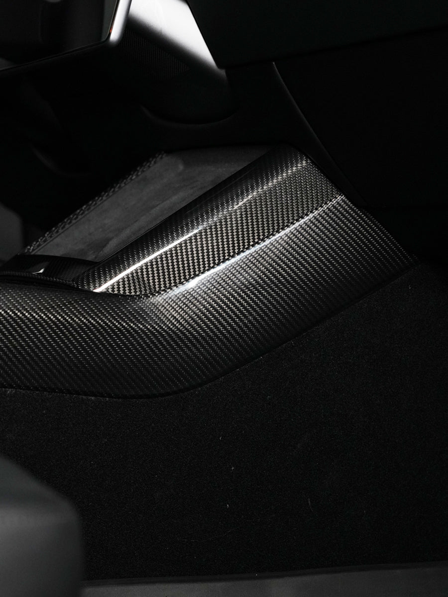 ciiyaa Carbon Fiber Center Control Side Trim for Tesla Model 3 (24-26) / Y (25-26) / YL (25-26)