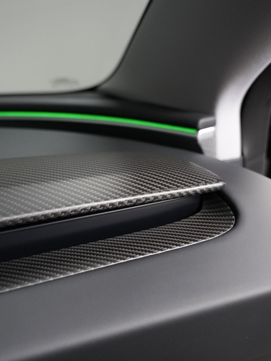 ciiyaa Carbon Fiber Dashboard Trim for Tesla Model 3 (24-26) / Y (25-26) / YL (25-26)
