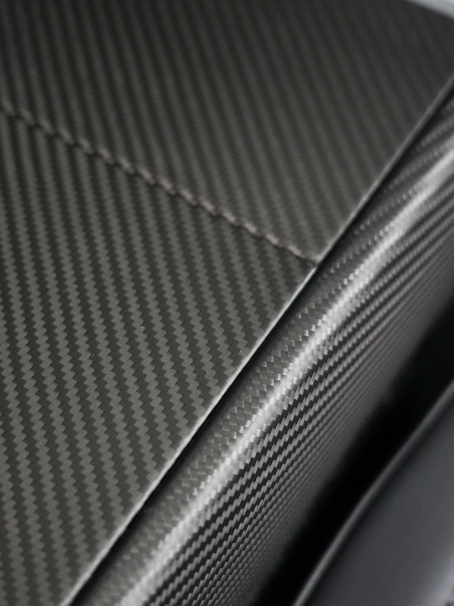 ciiyaa Carbon Fiber Center Console Sticker for Tesla Model 3 (24-26) / Y (25-26) / YL (25-26)
