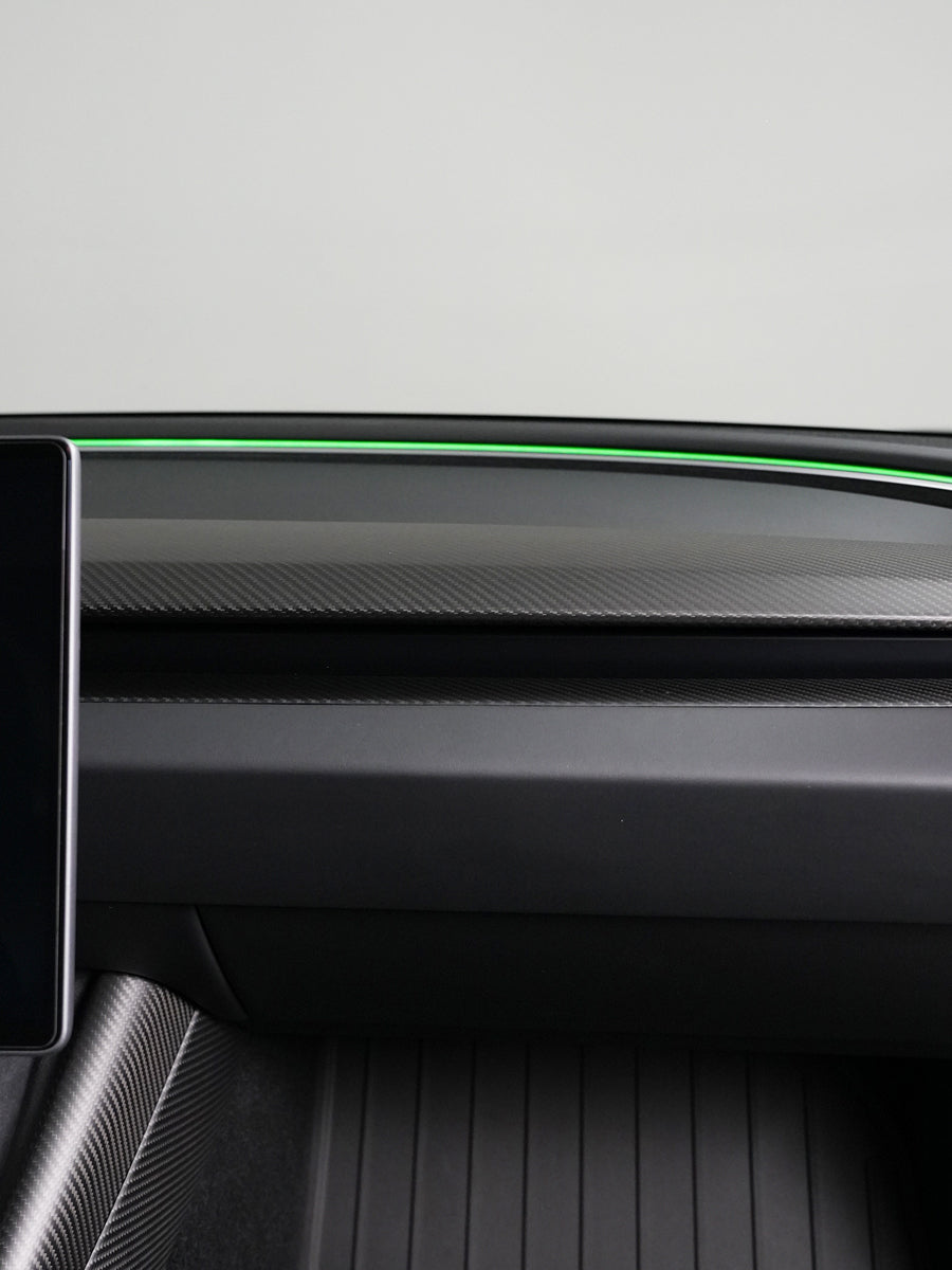 ciiyaa Carbon Fiber Dashboard Trim for Tesla Model 3 (24-26) / Y (25-26) / YL (25-26)