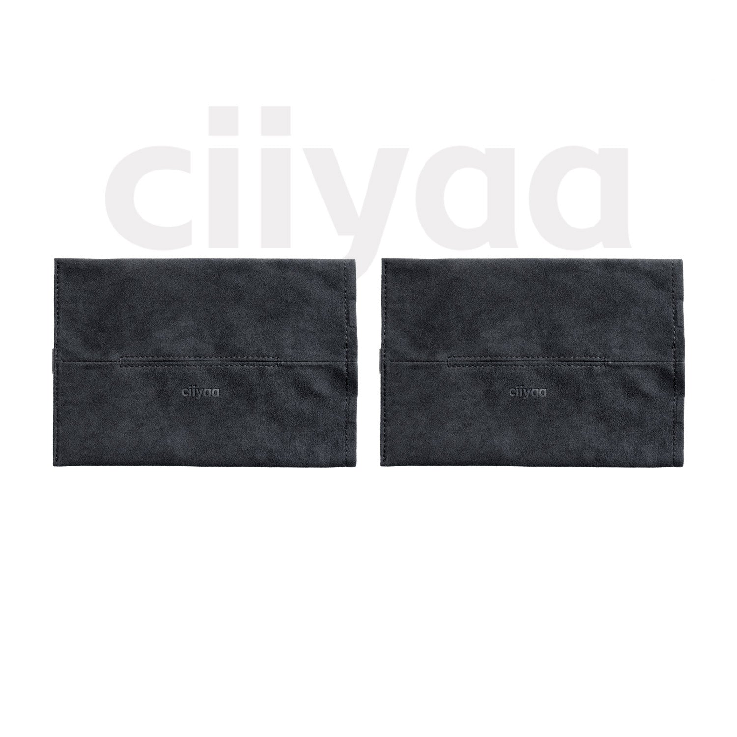 ciiyaa Alcantara Flat Tissue Holder