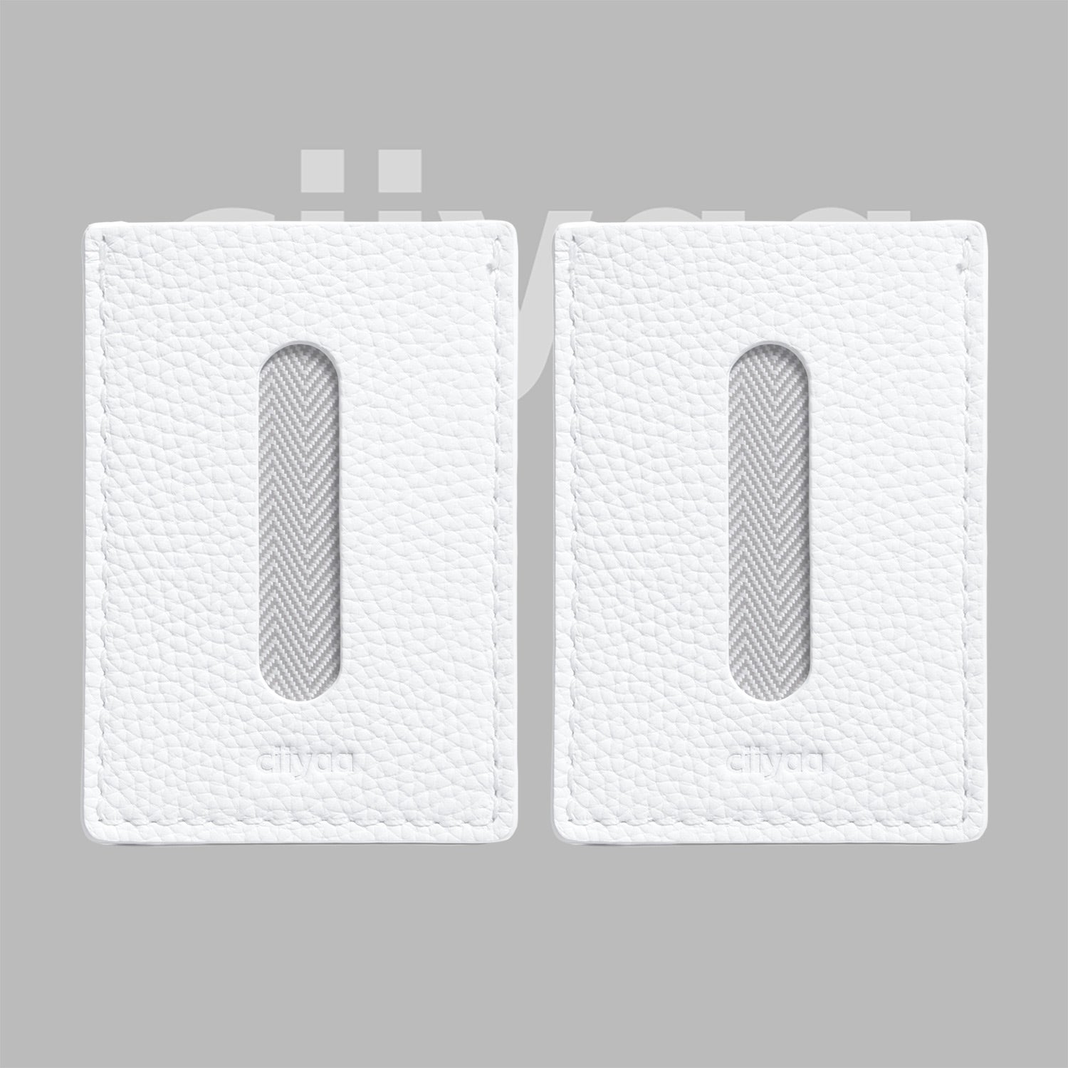 ciiyaa Lychee Cowhide Key Card Case