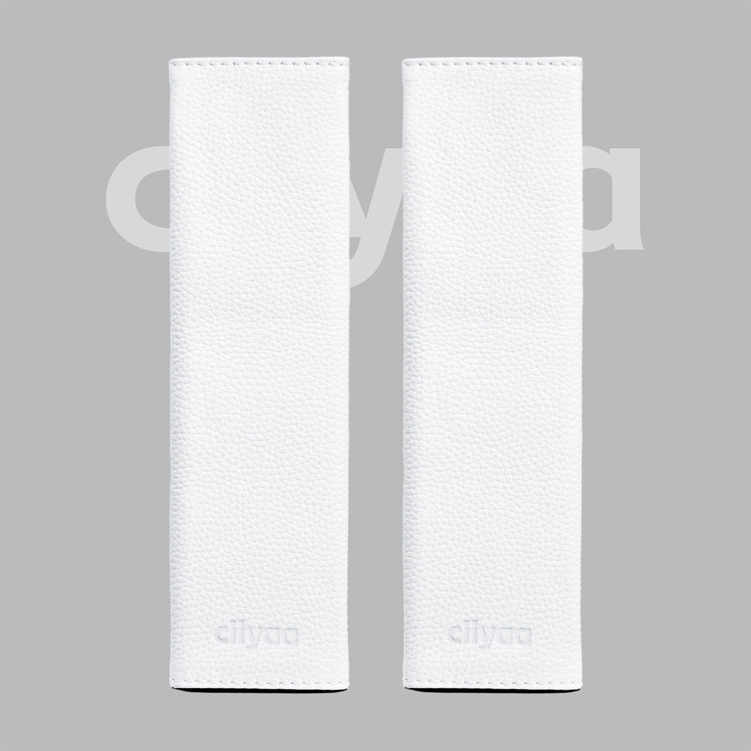 ciiyaa Lychee Cowhide Seat Belt Cover