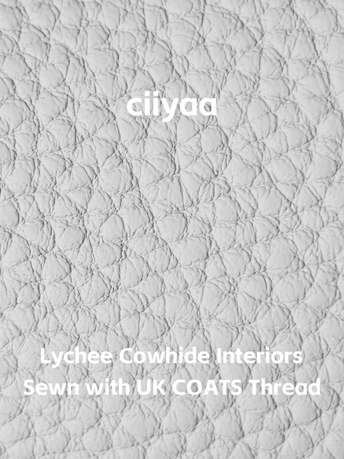ciiyaa Lychee Cowhide Key Card Case
