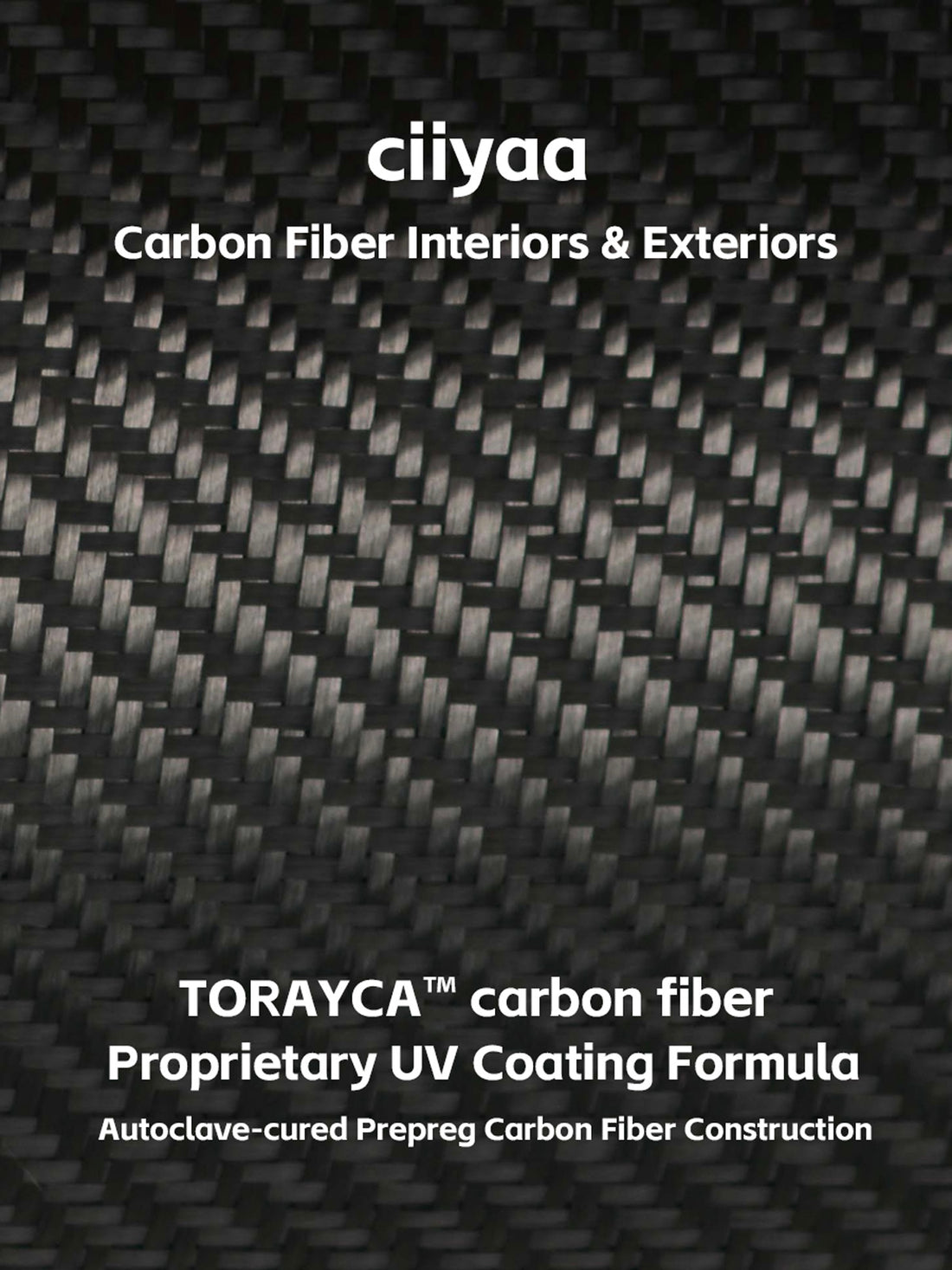 ciiyaa Carbon Fiber Steering Upper Cover for Tesla Model 3 (24-26) / Y (25-26) / YL（25-26）