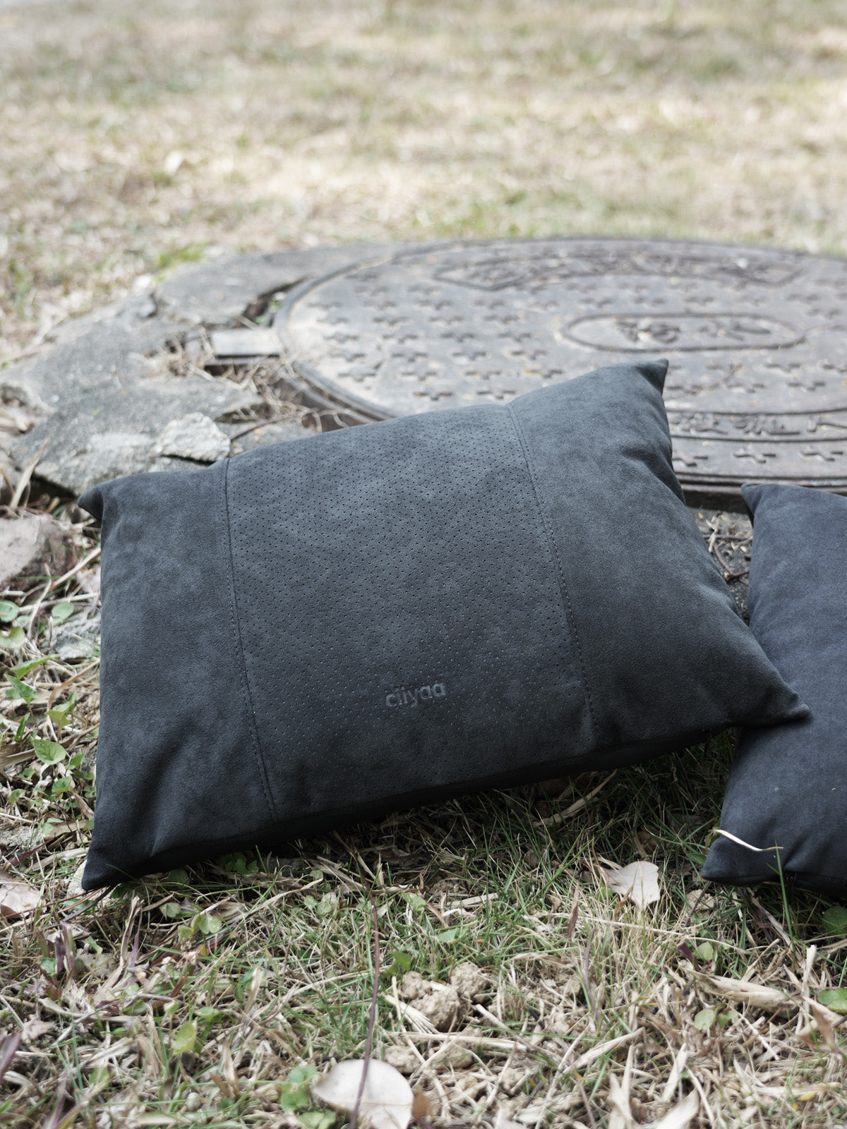 ciiyaa Alcantara Headrest Neck Pillow Lumbar Support